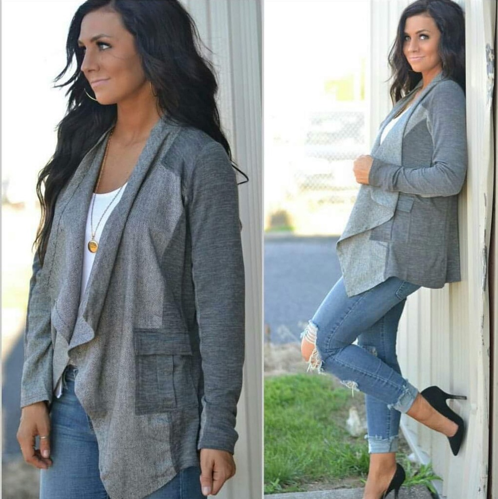 Womens cardigan blazer style